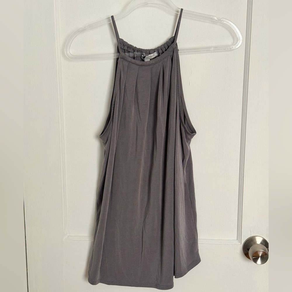 Large “Green Envelope” Grey tank top. Used, in good condition.